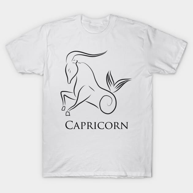 CAPRICORN—The Mountain Goat T-Shirt by GNDesign